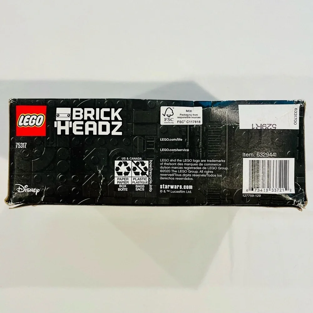 New LEGO 75317 BrickHeadz Star Wars The Mandalorian & The Child Grogu Baby Yoda
